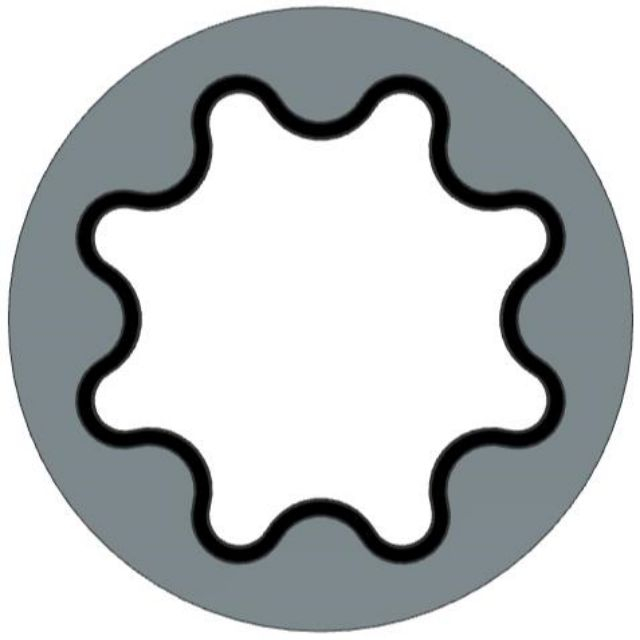 API 216mm uniforme parede de parede grossa de vida longa motor de lama 