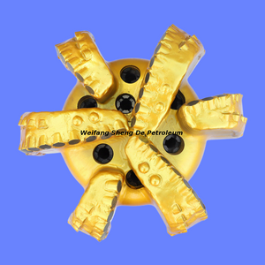 12 1/4  'PDC Bits 6 Blade Pengeboran Bit Baja Alat Pengeboran Minyak Gigi
